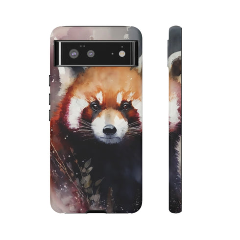 Red Panda in Watercolor - Impact Resistant Phone Case Google Pixel 6 Matte